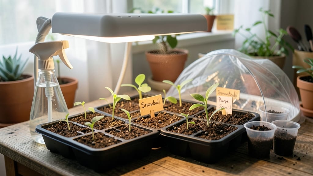 When to Start Cauliflower Seeds Indoors: Zone-Specific Weeks Before Last Frost
