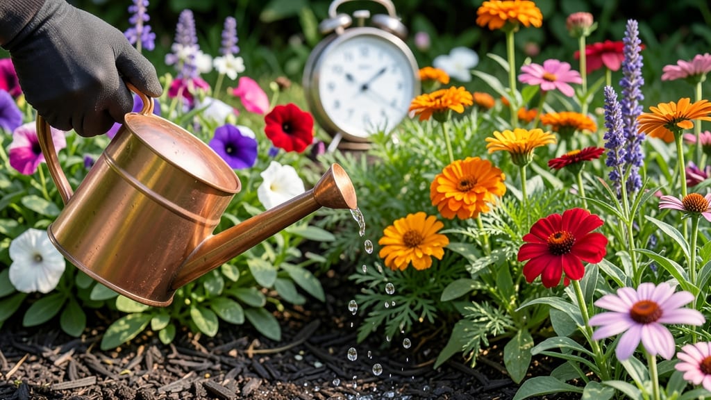 How Often to Water Flower Gardens: Seasonal Schedule by Plant Type