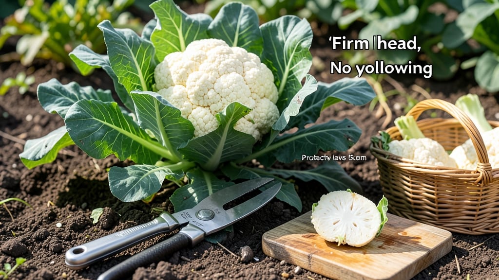 How to Know When to Pick Cauliflower: Curd Color and Size Checklist