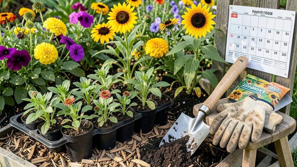 When to Plant Flowers in Oklahoma: USDA Zone 7b Guide with Last Frost Dates