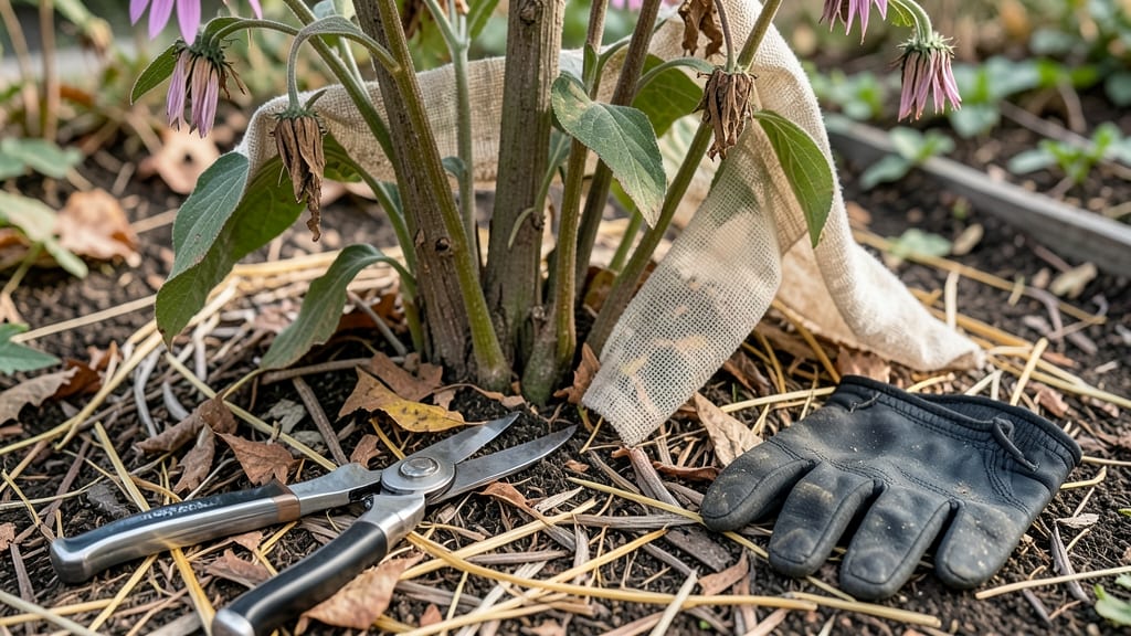 How to Winterize Coneflowers: Cut Back Dead Stems for Stronger Spring Regrowth