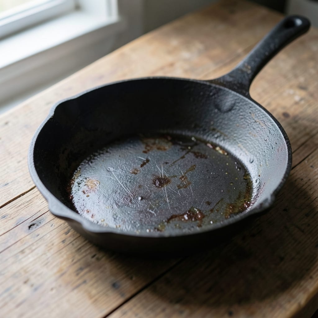 The cast iron skillet