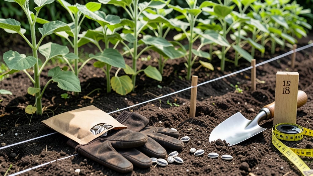 Sunflower Seed Spacing: Proven Distances for Tall, Sturdy Stems Without Competition