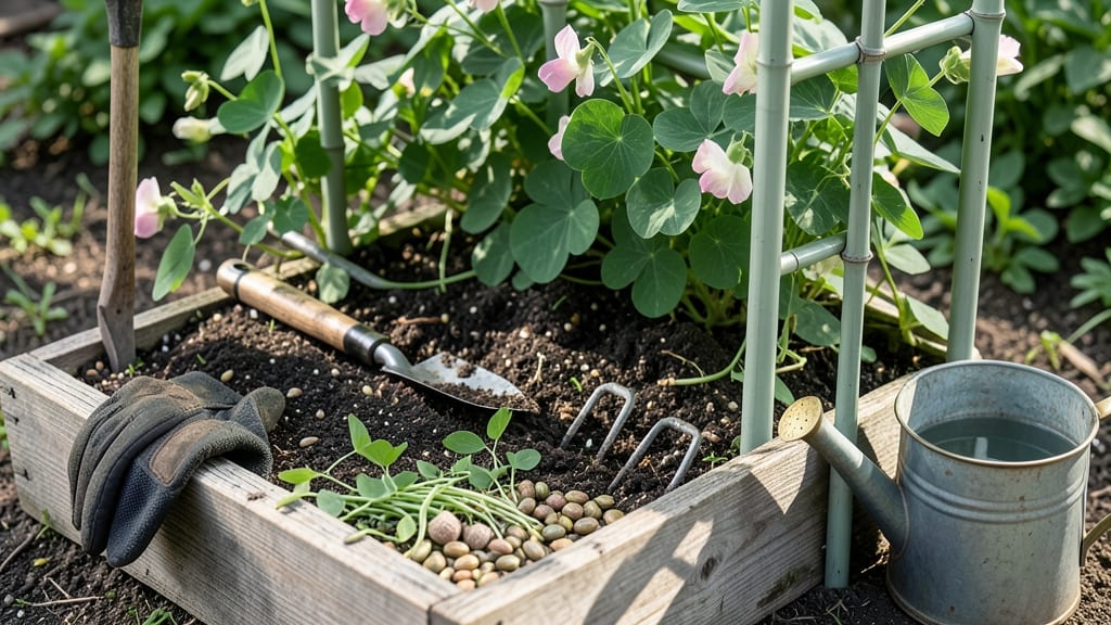 How to Plant Sweet Pea Flowers: Soil Depth Secrets for Stable Growth and Fragrant Vines