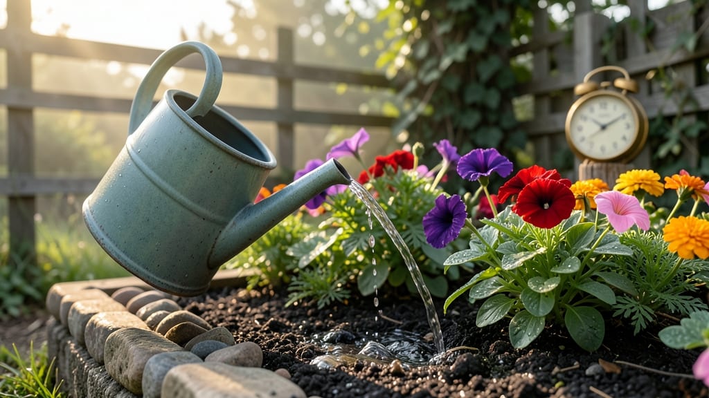 Best Time to Water Outdoor Flowers: Morning Ritual for Root Health and Pesticide-Free Blooms