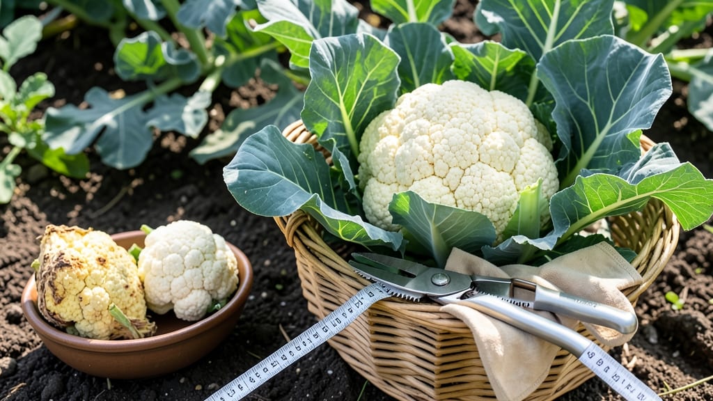 How to Know When to Harvest Cauliflower: Curd Size & Color Checklist